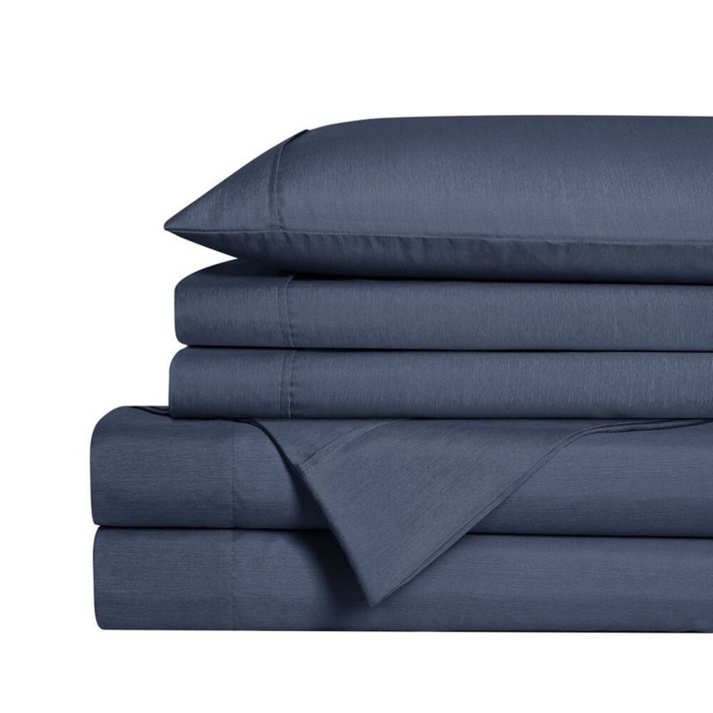 Swift Home -  4PC Polyester Rayon from Bamboo Blend S Navy